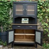 Parisian art deco buffet in solid walnut 1930