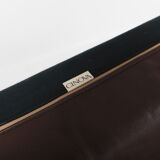 Tito Agnoli Daybed 711 sofa for Cinova in brown leather 1970
