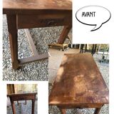 Farm table in cherry wood