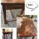 Farm table in cherry wood