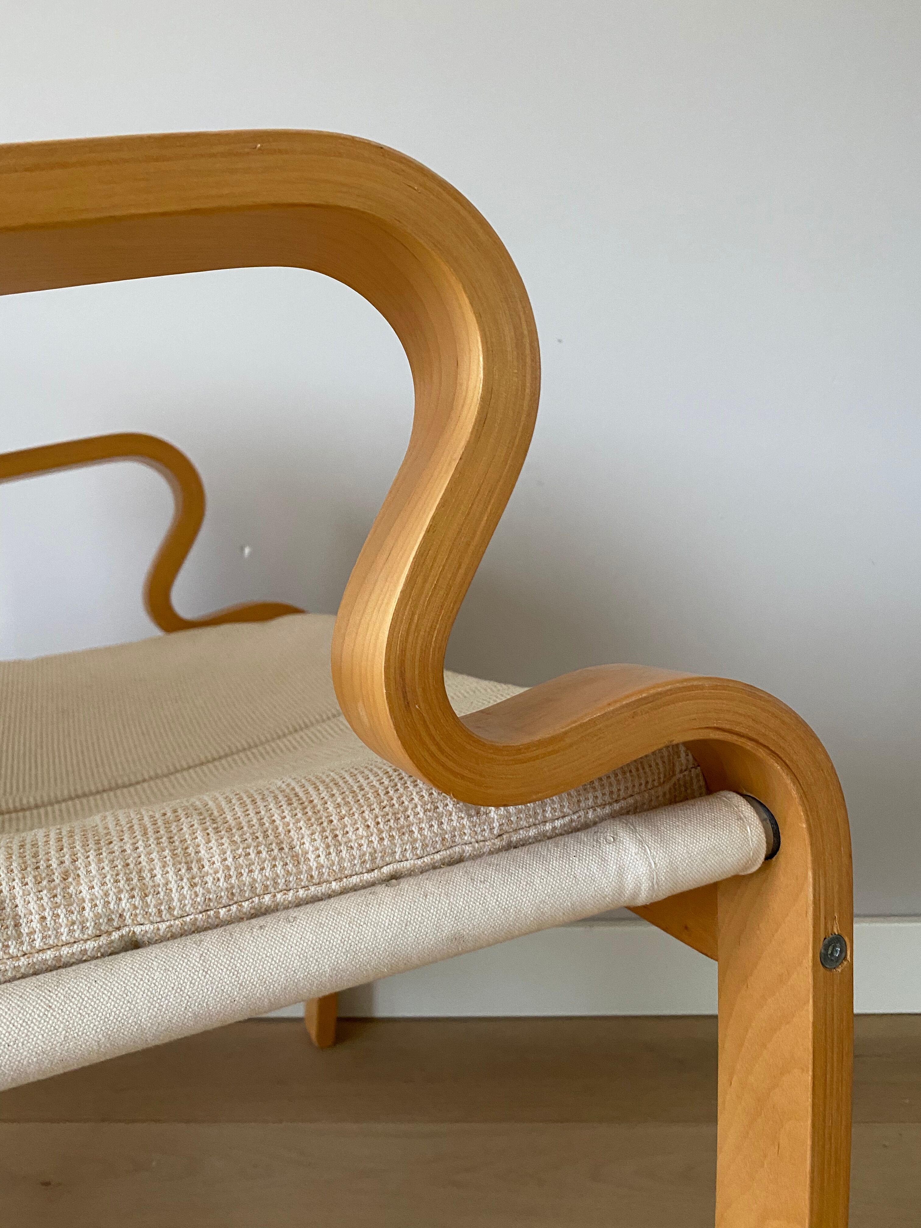 Vintage Bentwood Bjärred lounge chair by IKEA