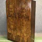 English art deco walnut closet