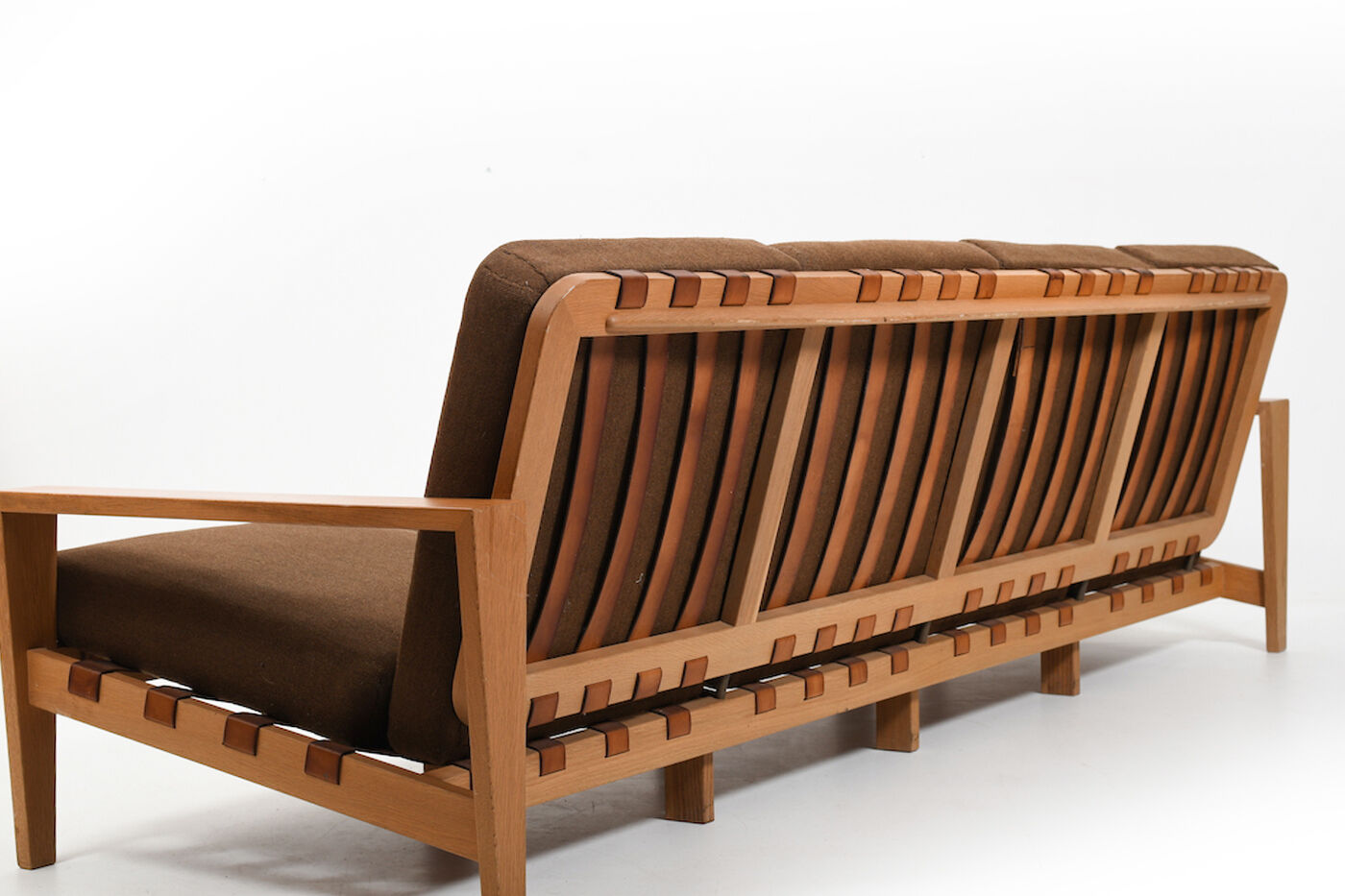 Svante Skogh large Bodo four Seater Sofa in Oak 1957