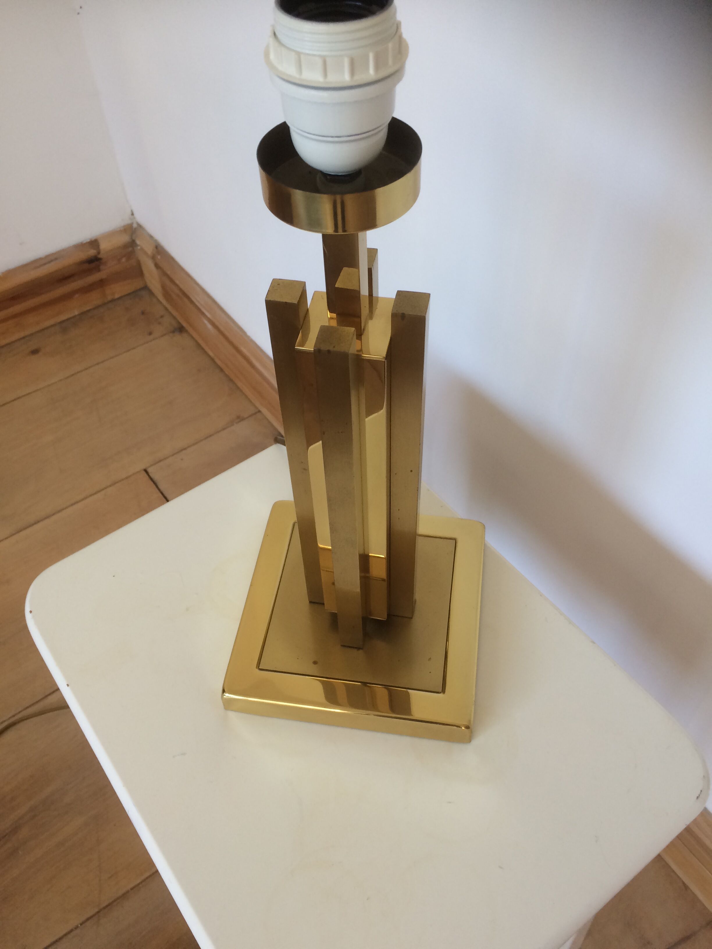 Vintage brass table lamp from Herda Netherlands, 1970