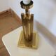 Vintage brass table lamp from Herda Netherlands, 1970