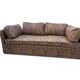 Vintage upholstered 2-seater sofa – embroidered cashmere fabric