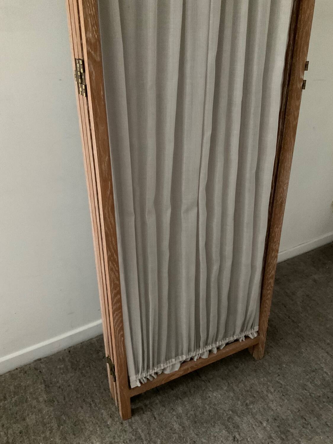 Vintage weathered wooden screen