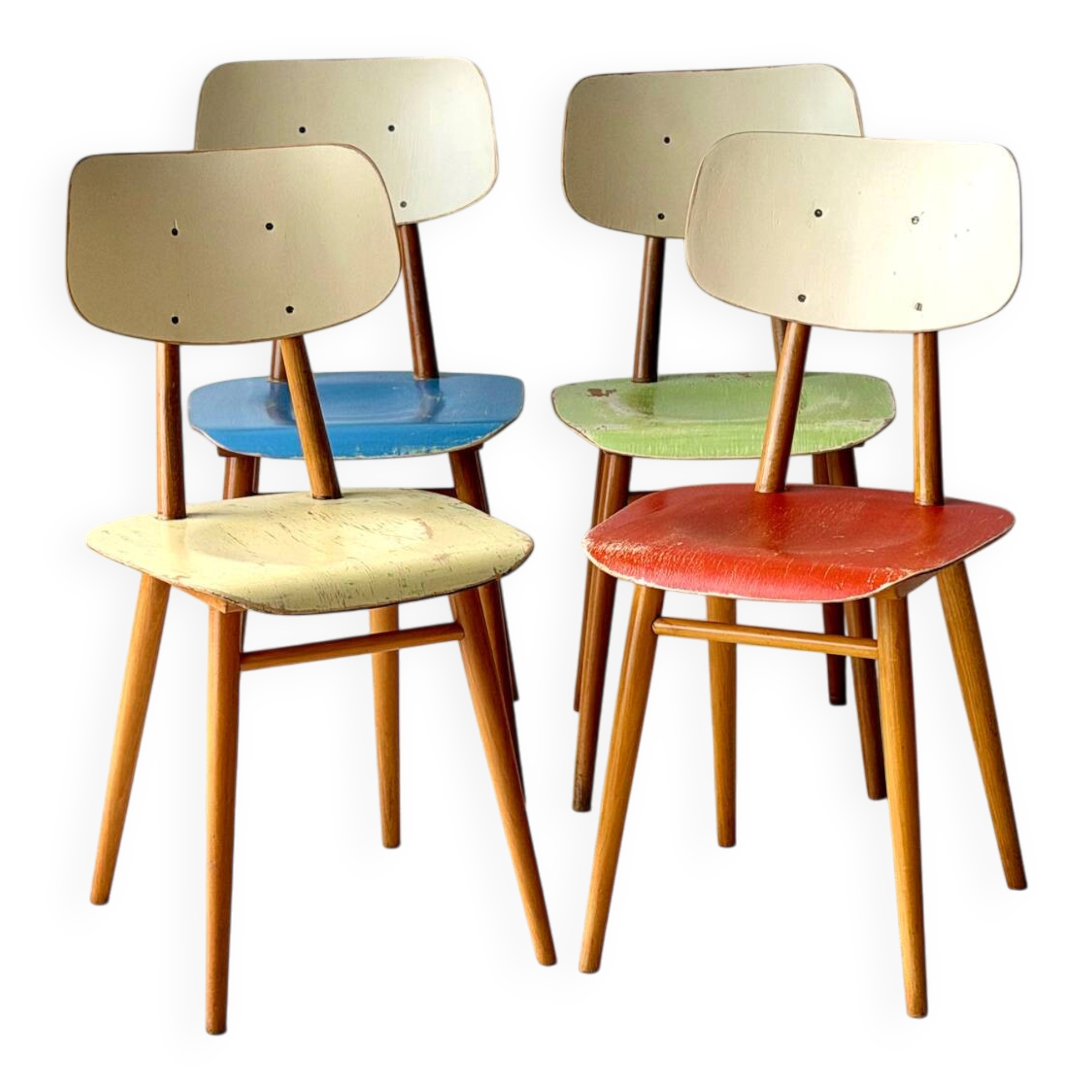 Dining Chairs by TON, 1960’