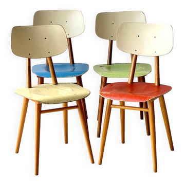 Dining Chairs by TON, 1960’