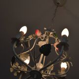 Lustre ceiling design flowers of the 60s art nouveau