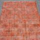 Tapis orange pour chambre à coucher