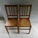 Paire de chaises de bistrot, années 40