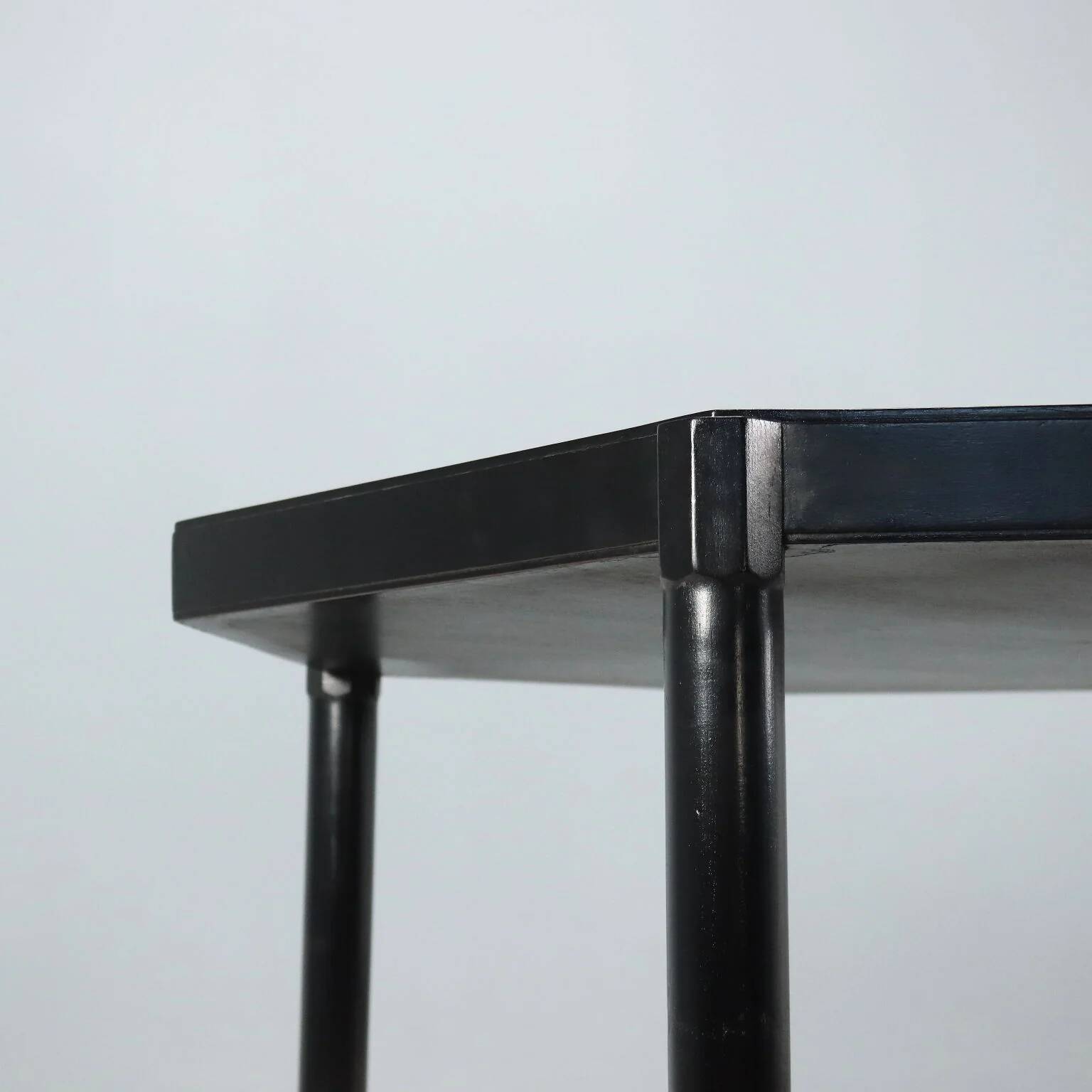Vintage painted wooden dining table, design, Italy, 1960s