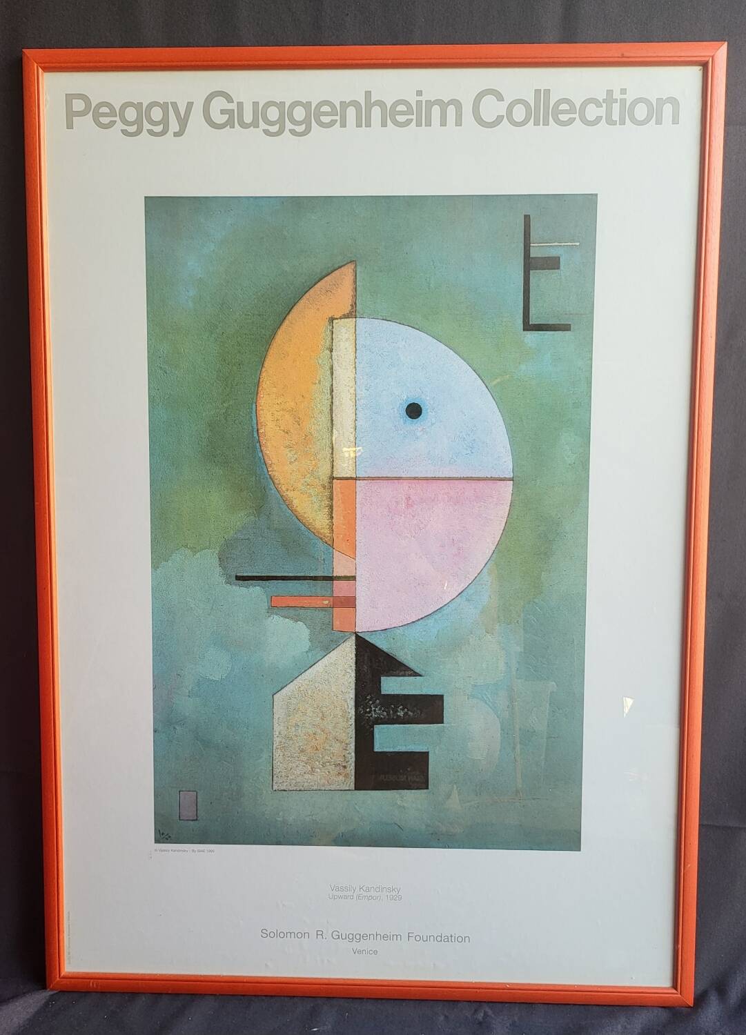 Kandinsky Poster "Upward (Empor)" - Framed-