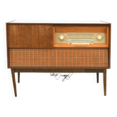 Vintage radio cabinet