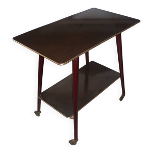 Table a? roulettes en - formica