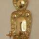 Baroque Style Mid-Century Brass Swedish Sconces