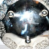 Vintage tripod cut in silver metal ERB Sweden - Prima NS Silver - Sweden