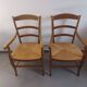 Pair of Armchairs in Cherry Wood