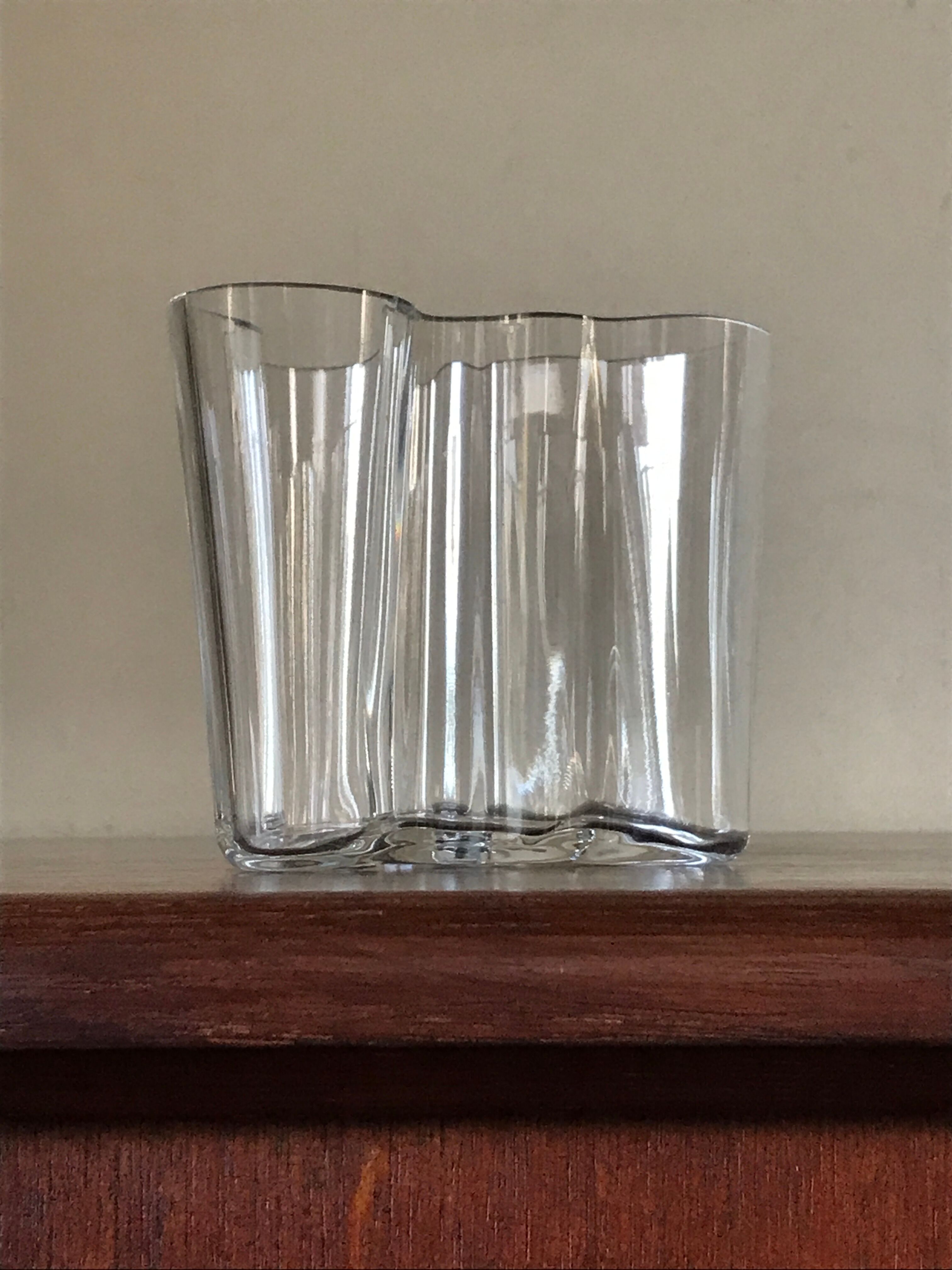 Vase Savoy d'Alvar Aalto, années 60