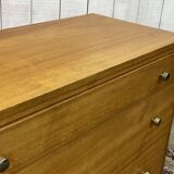 English chest of drawers from the 70s in mahogany