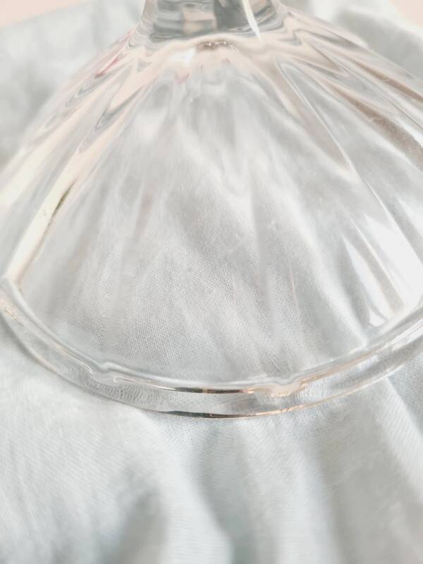 Bonbonnière vintage Evita en cristal - années 1970