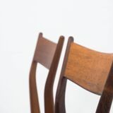 H.P. Hansen Møbelindustri set of eight rosewood dining chairs