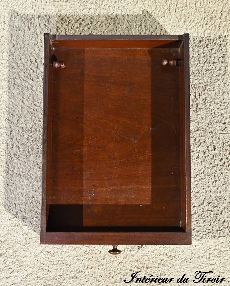 Small mahogany shuttered table, maison lemarchand, a. lemoine – mid-19th century