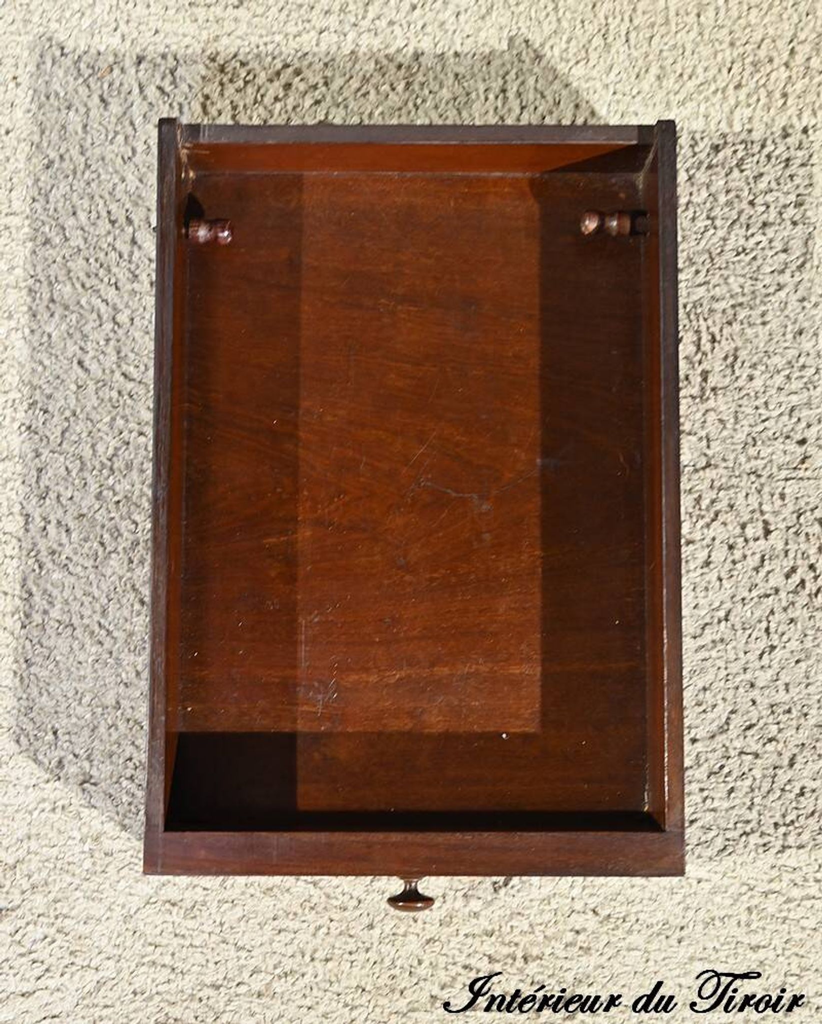 Petite table à volets en acajou, maison lemarchand, a. lemoine – milieu xixe