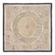 Vintage hand-embroidered tablecloth 135x138 cm