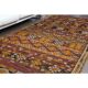 Vintage Turkish Oushak handmade wool cotton red area rug 178x335