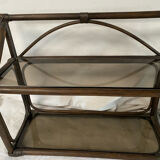 Vintage rattan shelf