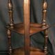 19th century fruit wood corner shelf