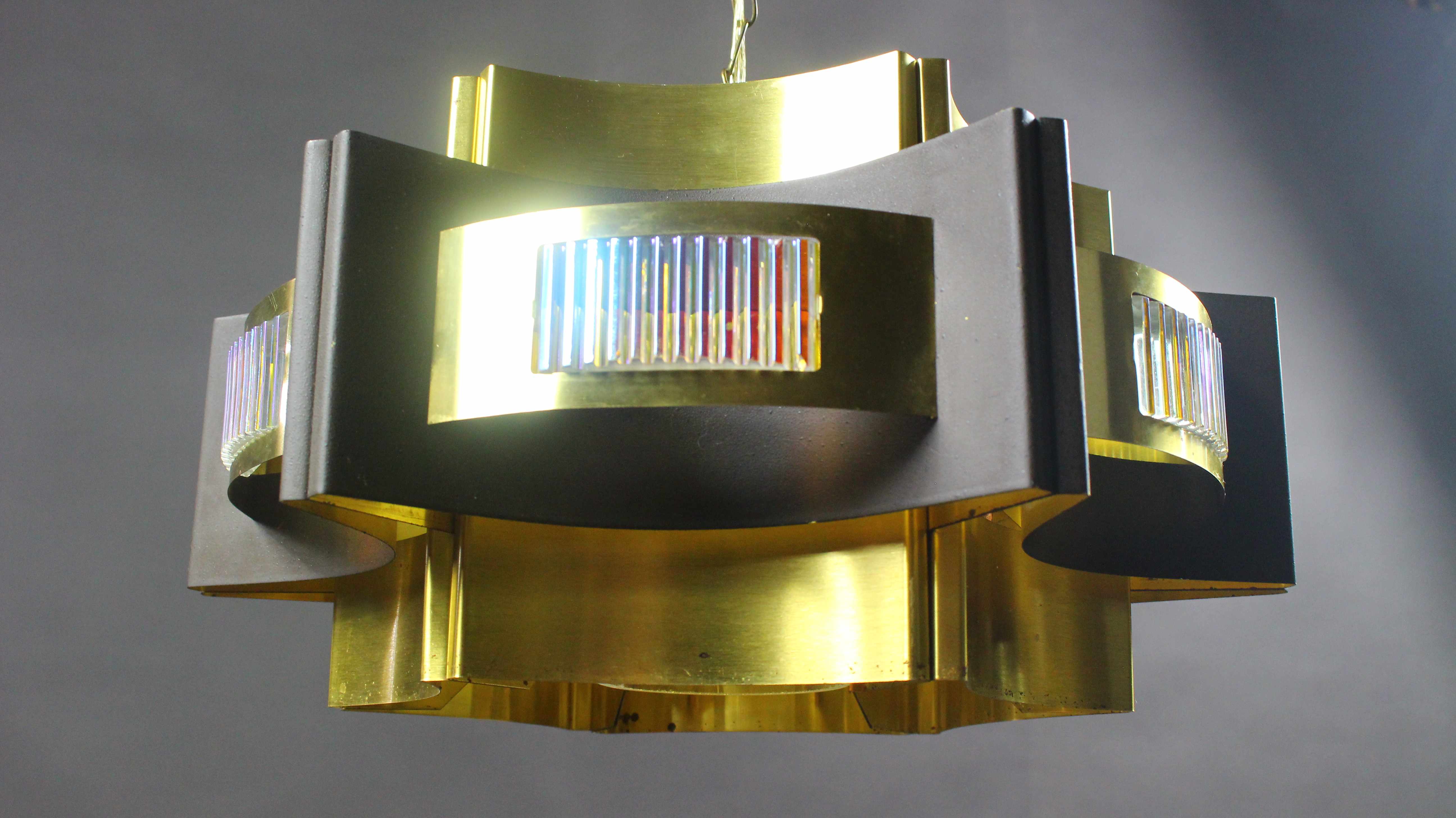 Danish pendant lamp of Werner Schou  1970s
