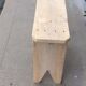 Bleached workshop stool