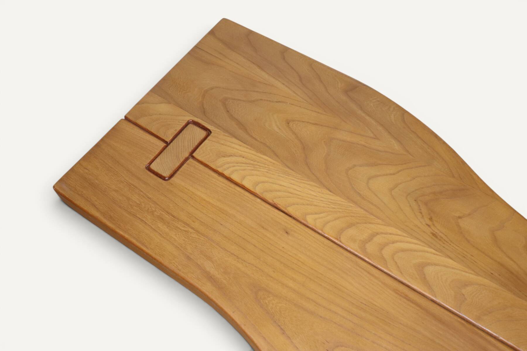 Regain coffee table in solid elm - 1970s