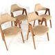 Set of 4 Kai Kristiansen for SVA Møbler model 42 / Compass Chairs