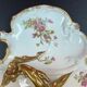 Servant appetizer sweets Limoges Gold and Flowers