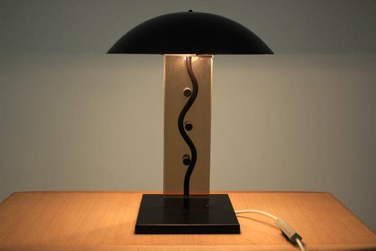 Design Table Lamp Kamenický Šenov, 1980s