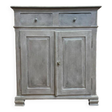 Louis Philippe high sideboard, re-painted and patinated