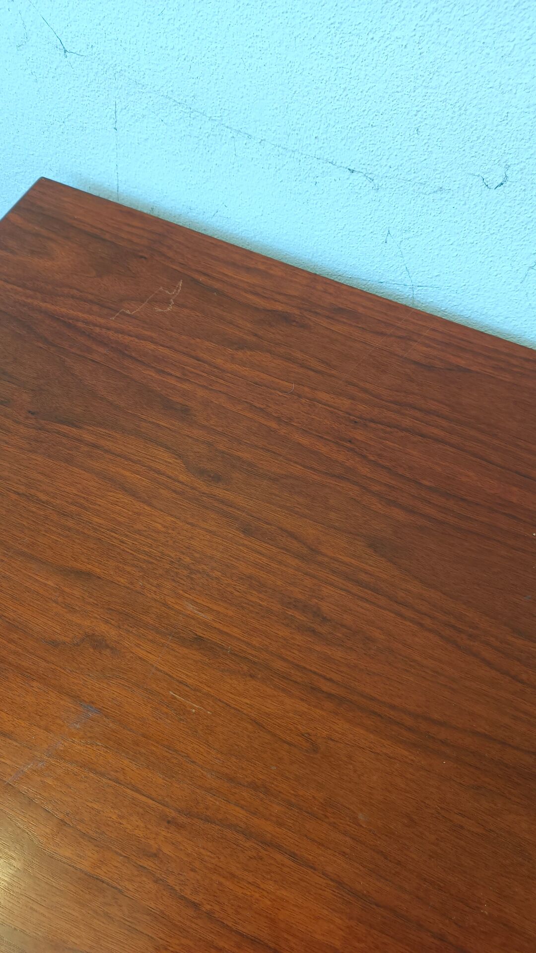 Low teak chest