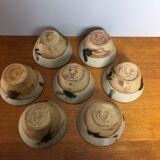 7 ceramic bowls pottery la Colombe