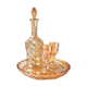 Amber glass liquor service