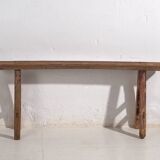 Antique solid wood bench (c.1870) #27