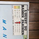 Ancienne affiche carte scolaire -Alpes/ Ouest bassin parisien