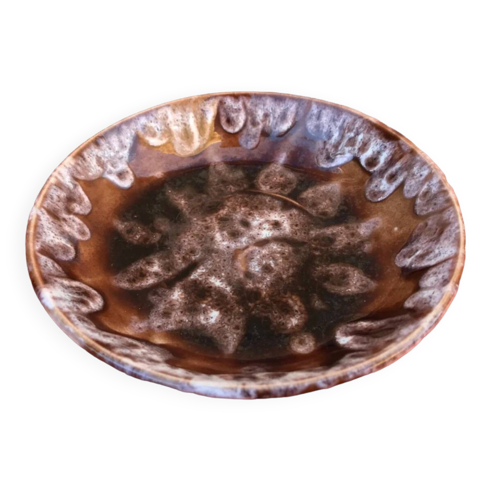 RLM Chantrier enamelled ceramic pocket emptier (Île d'Oléron)