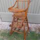 Old high chair for children Luterma