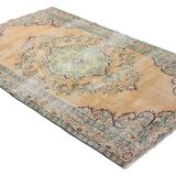 Turkish Anatolian Handmade Vintage Area Rug 267 cm x 160 cm