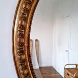 Old oval mirror 88x55cm