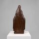 Large Holy Maria Statue in Bronze Painted Plaster, Belgium, 1930s